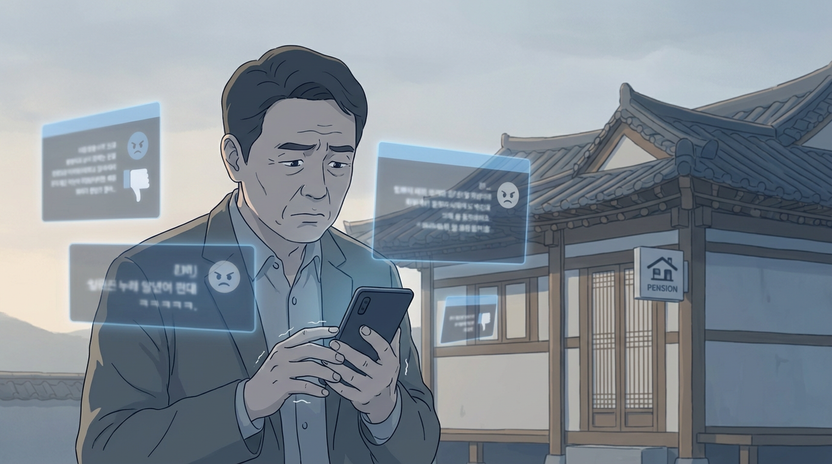 펜션 비방글에 남긴 사장님의 '대댓글', 법적으로 약일까 독일까 기사 관련이미지