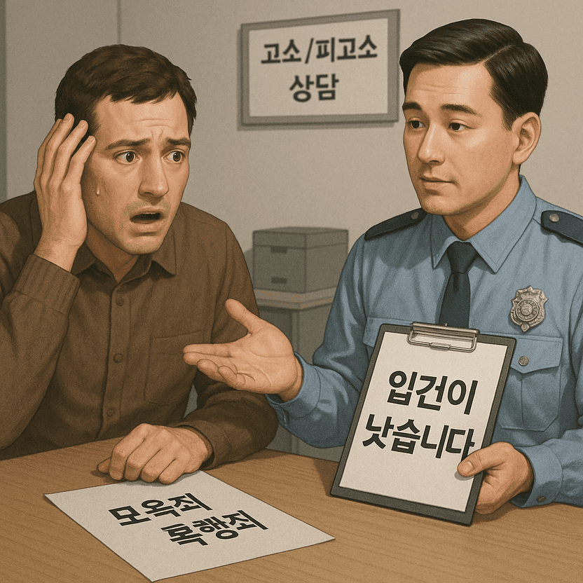 경찰이 피고소인에게 '입건' 권하는 황당한 고소... 내사종결 vs 무혐의, 당신 선택은? 기사 관련이미지