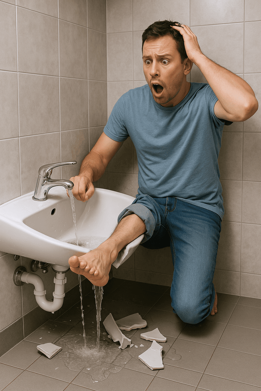 세면대에서 발 씻다 '와장창'...수리비는 세입자 몫일까? 기사 관련이미지