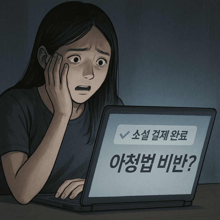 '나페스 소설' 결제 후 계정 삭제, 아청법으로 처벌받나요? 기사 관련이미지