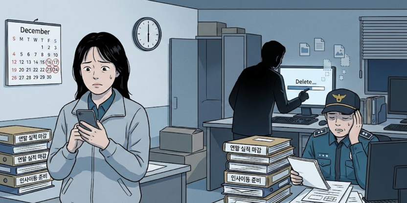 "범인은 증거 없애는데 경찰은 '실적 마감' 분주" 12월 '수사 블랙아웃'의 불편한 진실 기사 관련이미지