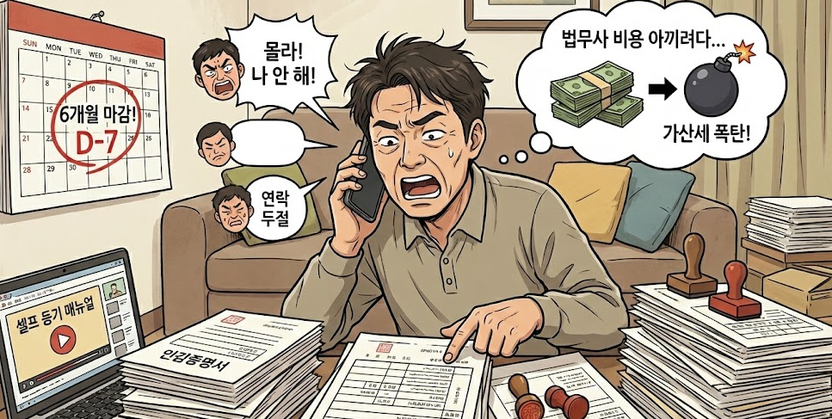 "유튜브 보고 따라했다가 세금 폭탄"… 상속 '셀프 등기'의 치명적 함정 기사 관련이미지