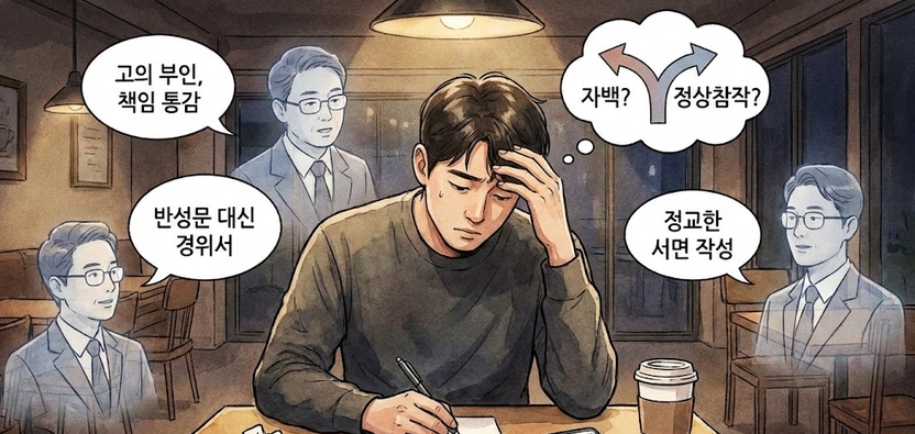 "고의 없었지만 사과는 하고 싶은데..." 합의 후 반성문, 자백의 증거 될까? 기사 관련이미지