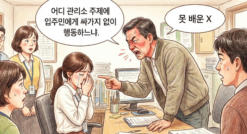 "감히 입주민한테 싸가지 없이..." 무고한 직원 울린 갑질… 법원, 벌금 150만원 철퇴 기사 관련이미지