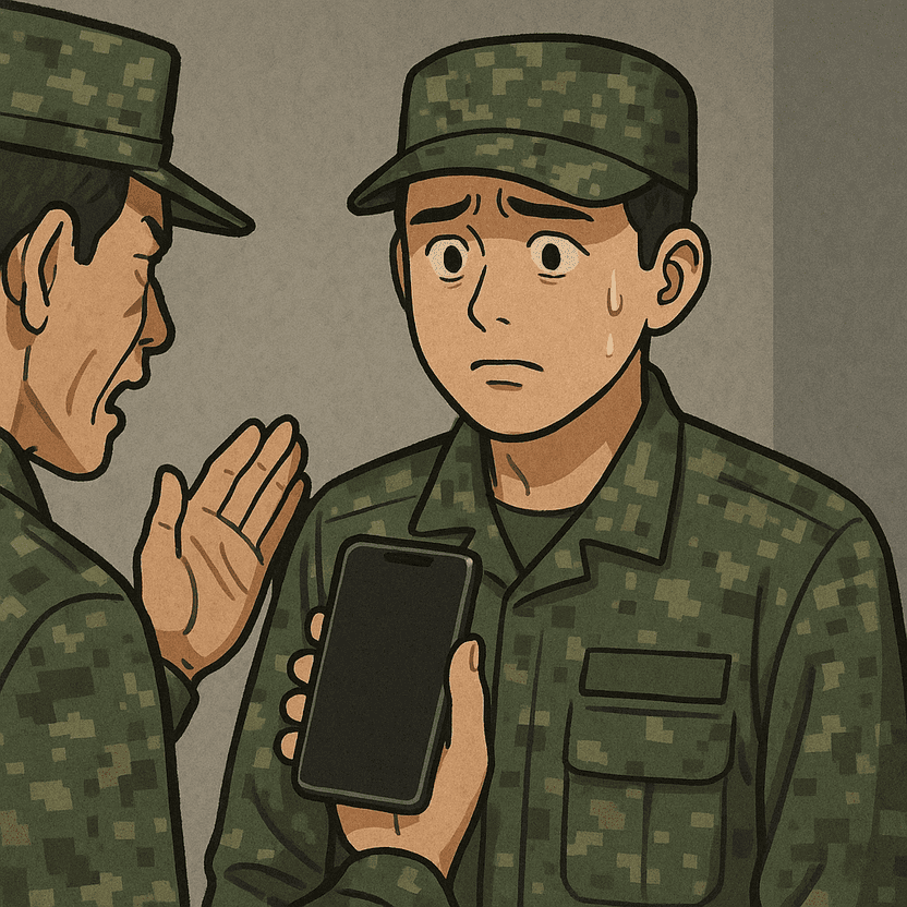 휴대폰 두 번 걸린 '공무원 출신 병사, 전역 후 인생 어떻게 되나 기사 관련이미지