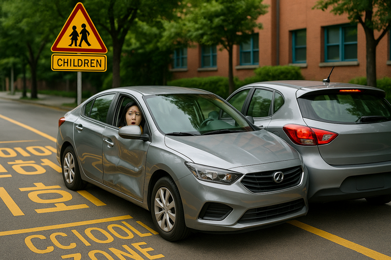 스쿨존 불법 정차 중 '쾅'…보험사 '당신도 10% 책임' 통보, 과연 타당한가? 기사 관련이미지