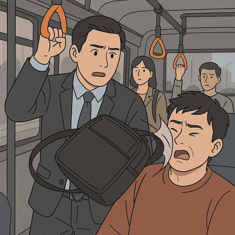 출근길 버스 '급출발'에 가방으로 다른 승객 '퍽'…이거 제 잘못인가요? 기사 관련이미지
