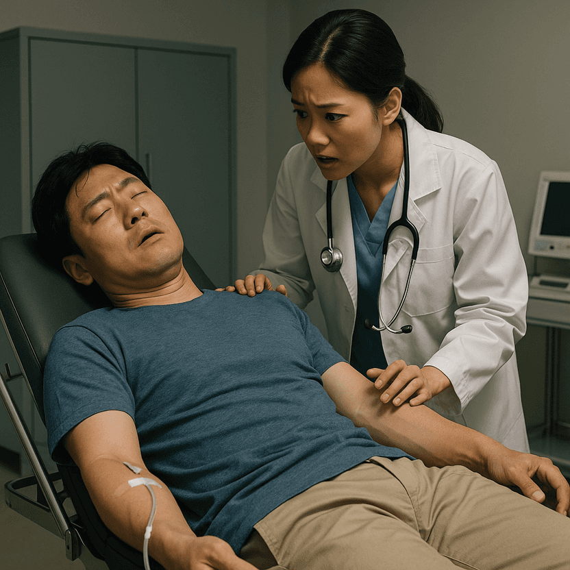 목 아파 병원 갔다가 실신…'설명 없는' 조영제 주사, 법적 책임은? 기사 관련이미지