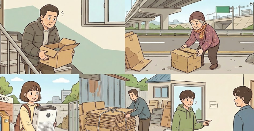 길가 박스 줍다 ‘절도범’ 전락… 법원 “3분간 서성인 게 결정적 증거” 기사 관련이미지