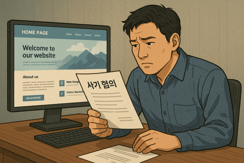 홈페이지 만들어줬더니 사기꾼?…경찰 '무혐의' 두 번, 검찰은 '묵묵부답' 기사 관련이미지