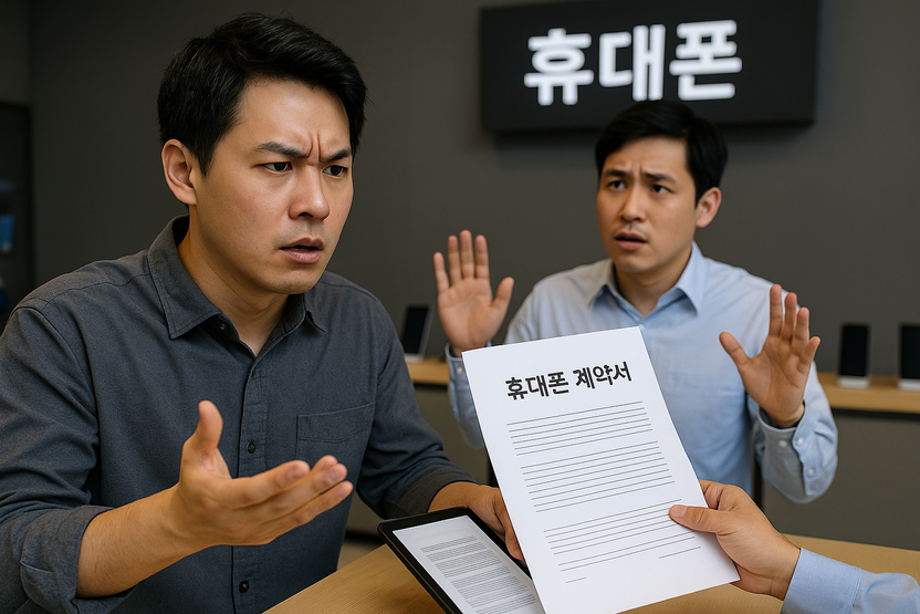 "내 서명 아닌데"…휴대폰 계약서 위조, 50만원 위약금 폭탄 기사 관련이미지