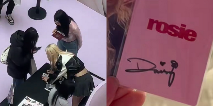 굿즈에 사인까지… 로제 팝업스토어 점령한 '가짜 로제' 기사 관련이미지