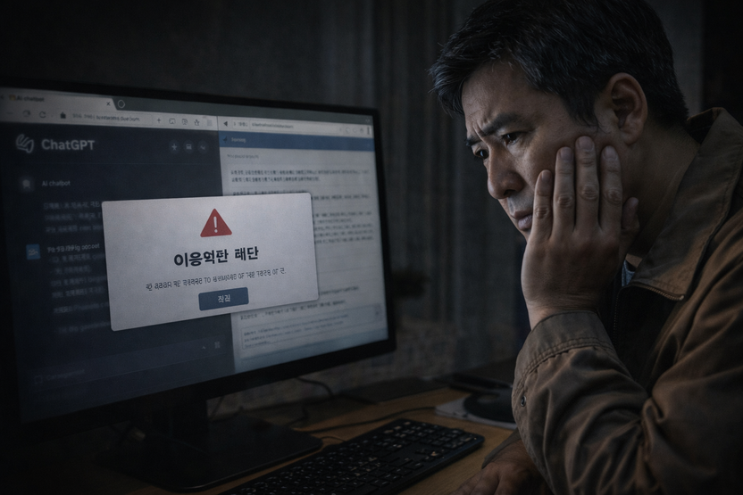 아청법 자수 후 챗GPT에 상담했더니 '약관 위반'…형사처벌 될까? 기사 관련이미지