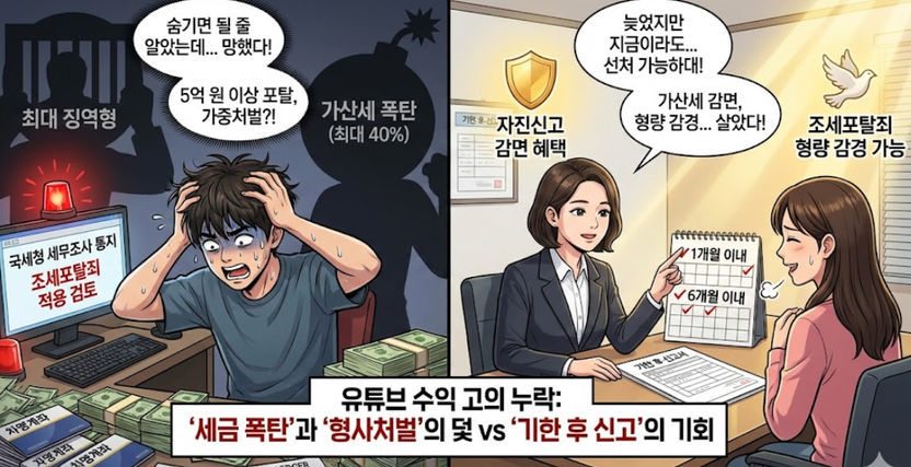 유튜브 수익 세금 ‘깜깜이’ 신고했다간... “징역형에 세금 폭탄까지” 기사 관련이미지