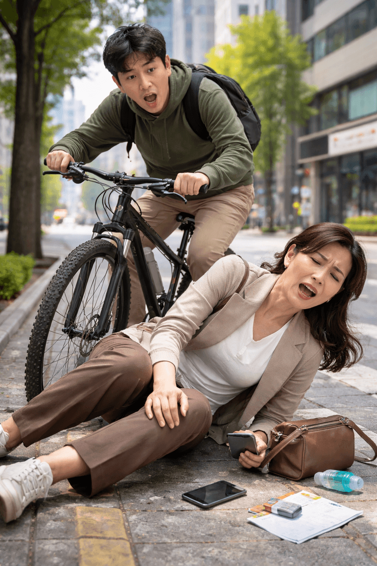 자전거 사고 2주 진단에 합의금 500만원…'울며 겨자 먹기' 합의? '빨간 줄' 벌금형? 기사 관련이미지