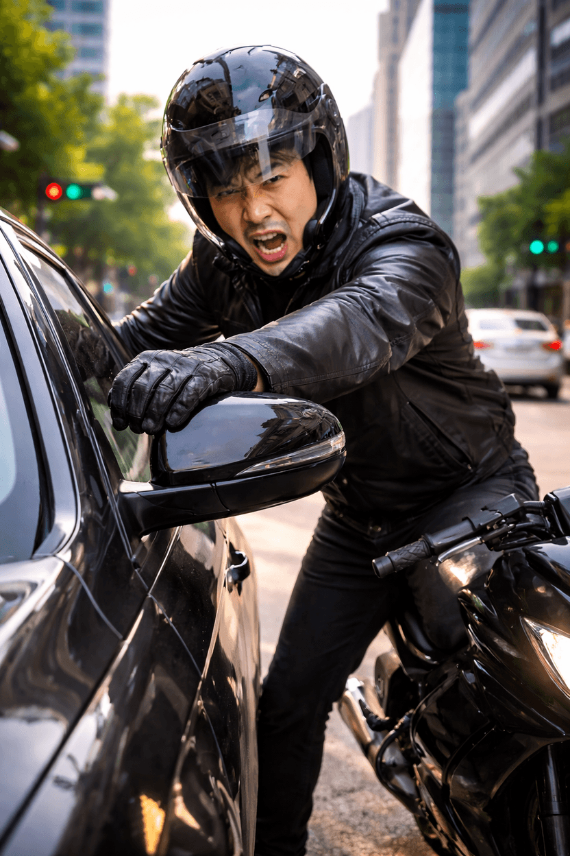 보복운전 당한 뒤 '욱'해서 상대방 차 사이드미러 접었다…피해자에서 가해자 될까? 기사 관련이미지