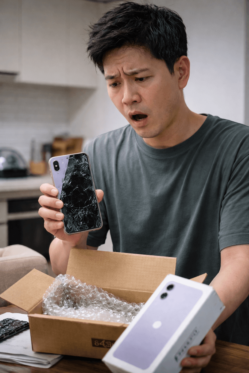 “128GB 아이폰 샀는데 깨진 64GB 도착”…변호사 10인 “절대 고소 취하 말라” 기사 관련이미지