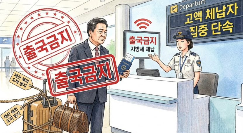 73억 안 내고 '해외 도피'? 경남도의 출국금지 강수, 법원선 ‘무효’ 될 수도 기사 관련이미지