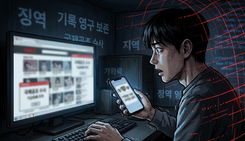 "기록은 반드시 남는다" 불법 사이트 '야코' 단속… 아청법·저작권 위반 주의 기사 관련이미지