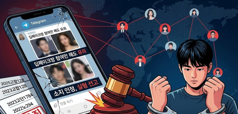 "방 안 나갔을 뿐인데 징역형?" 텔레그램 딥페이크방 참여자 옥죄는 '소지죄' 엄벌 기사 관련이미지