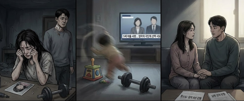 딸 잃고 아들 살해한 엄마, ‘판단력 결여’ 인정... 비극적 연쇄 끝 징역 8년 감형 기사 관련이미지