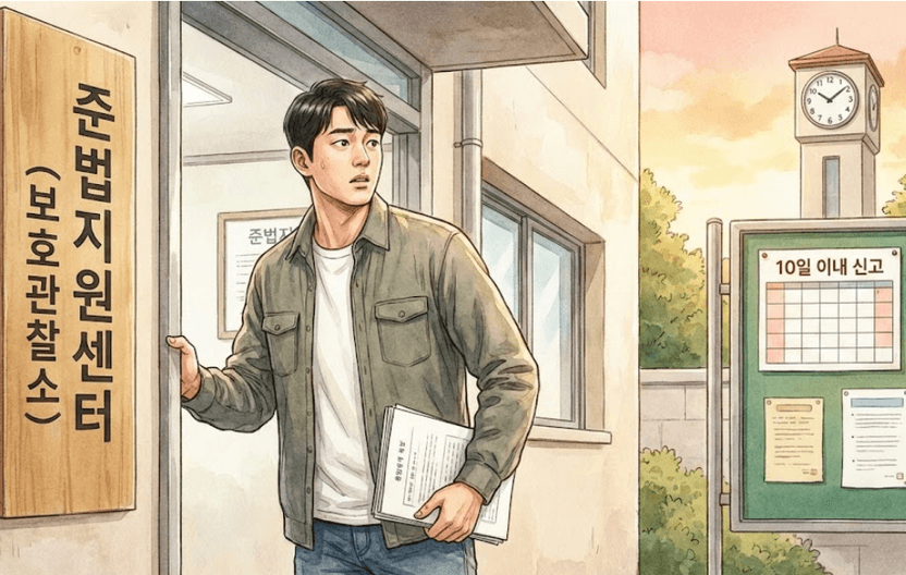 보호관찰소출석 단 10일의 골든타임, '깜빡'했다간 다시 교도소로? 위기 탈출 해법 기사 관련이미지