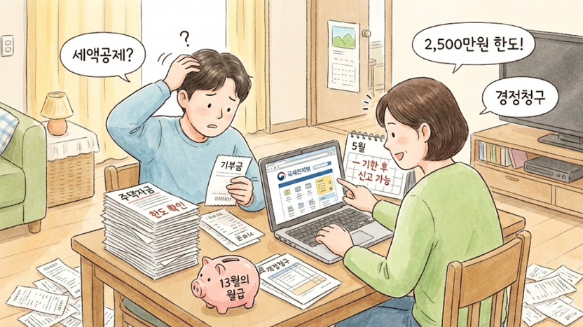 "기부금 냈는데 환급은 0원?" 특별소득공제 숨겨진 반전과 '지각 신고' 생존법 기사 관련이미지