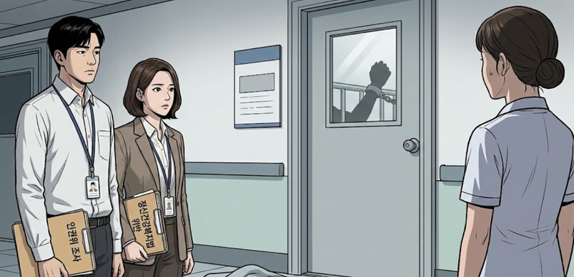 얼굴 덮고 무릎으로 눌러…인권위, 정신병원 '과잉 강박' 보호사 수사의뢰 기사 관련이미지