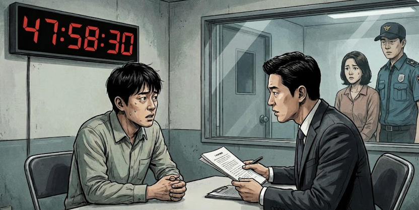 수갑 채워진 48시간, 구치소행 가르는 '운명의 시계'... 석방 이끄는 법적 비책은? 기사 관련이미지