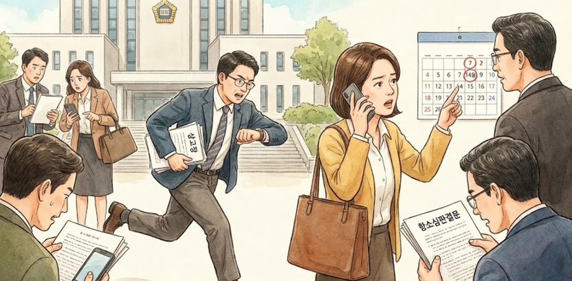 "항소심판결문 기다리다 상고권 날렸다" 7일의 골든타임 놓치면 대법원 못 간다 기사 관련이미지