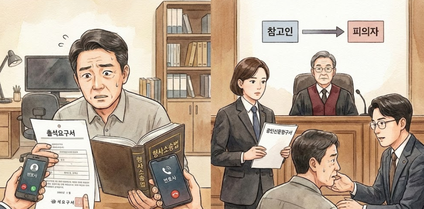 "안 나와도 처벌 안 받는다더니" 참고인 조사 불응한 당신, 한순간에 '피의자' 전환된다 기사 관련이미지
