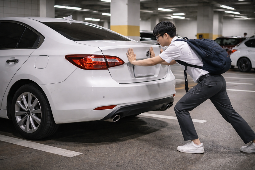 이중주차 차 밀다 파손…경찰 '고의' 판단했지만, 검찰은 '주차장 기울기' 보완수사 요구 기사 관련이미지