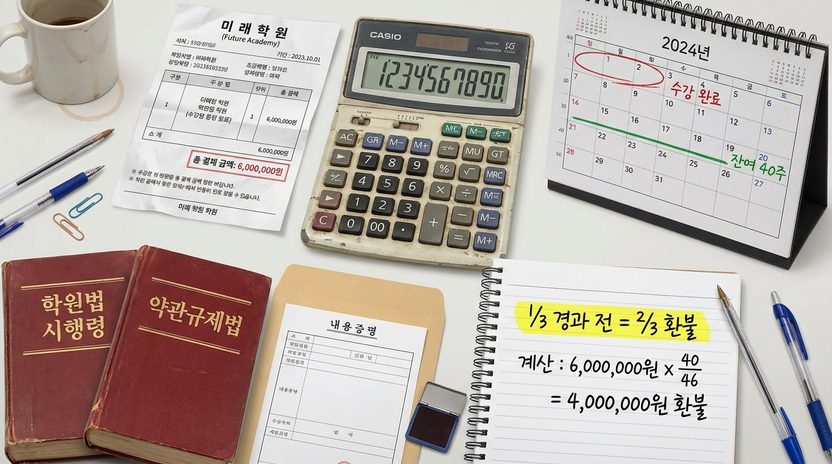 학원 등록 한 달 지나 환불 불가? 600만원 날릴 판…임원재 변호사가 찾은 반전 기사 관련이미지