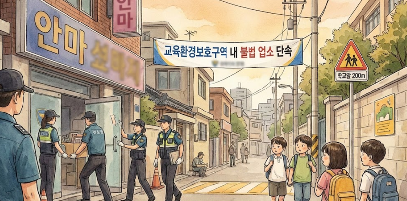 초교 담벼락 옆 ‘217평 비밀 요새’... 40년 된 안마소의 은밀한 거래 끝났다 기사 관련이미지