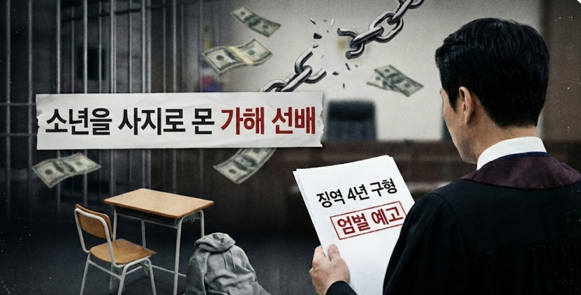 "할머니 미안해" 16세 소년 사지로 몬 오토바이 강매 선배... 검찰 징역 4년 구형 기사 관련이미지