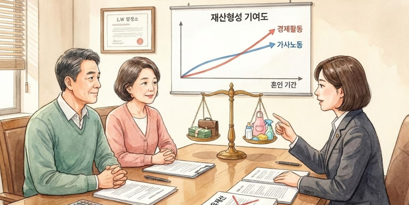 “아내가 번 100억, 남편 몫은 0원?” 재산분할의 진실 기사 관련이미지