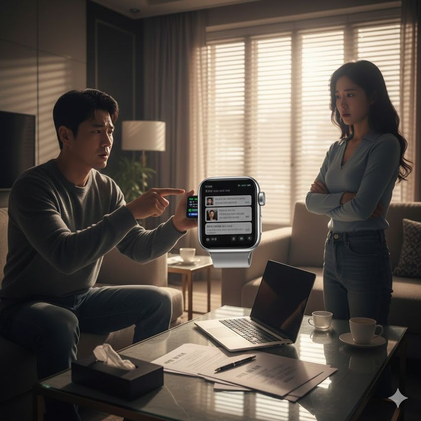 아내가 두고 간 애플워치, '성관계 약속' 알림이 떴다 기사 관련이미지
