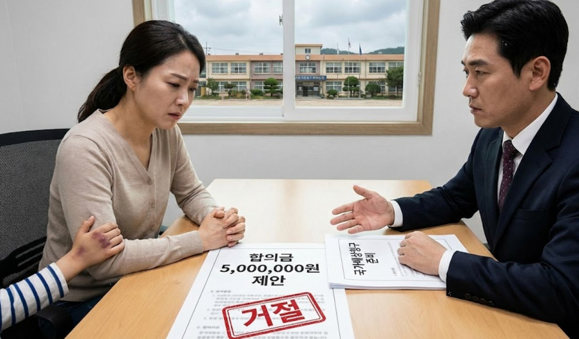 교사 폭행 합의금 500만 원? 법조계 "사안 비해 현저히 낮아... 전략적 대응 필요" 기사 관련이미지