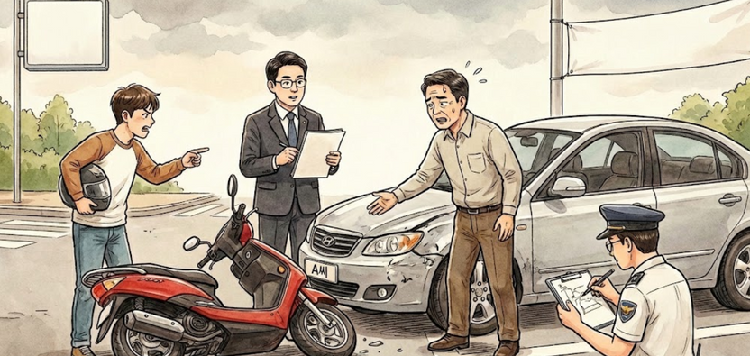 '우측차 우선인데 내가 피해자?' 황당 교차로 사고의 진실 기사 관련이미지