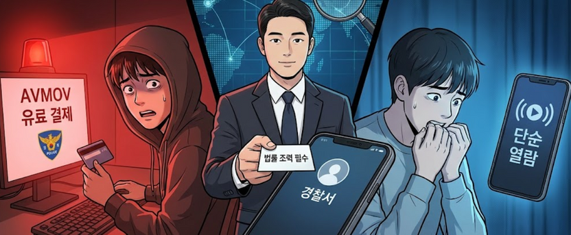 AVMOV 61만 명 수사 비상, "돈 냈다면 지금 자수하라" 전문가들이 밝힌 생존 전략 기사 관련이미지