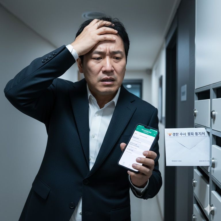 "경비실로 보냈는데…" 수사 통지서, 집에 날아올까 전전긍긍 기사 관련이미지