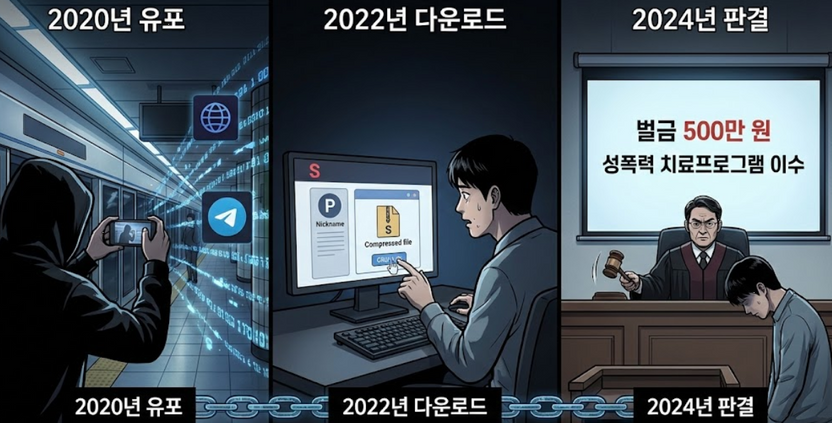 망자가 뿌린 지옥의 링크, 무심코 클릭한 당신도 '성범죄자' 낙인…법원의 엄중한 경고 기사 관련이미지