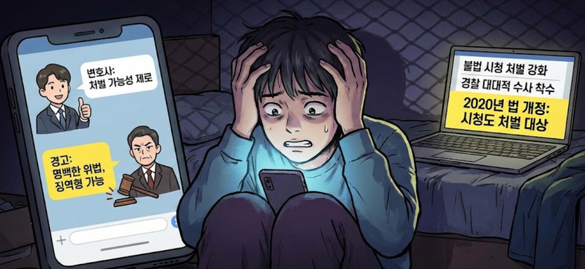 "불법 음란물 그냥 봤는데 잡혀가나요?" 변호사들마저 갑론을박 기사 관련이미지