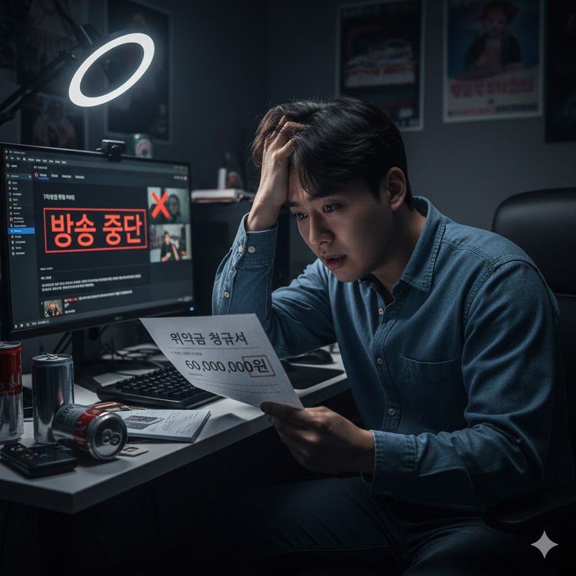 방송 접은 BJ에 '6천만원 폭탄'…계약서엔 없는 셈법 기사 관련이미지