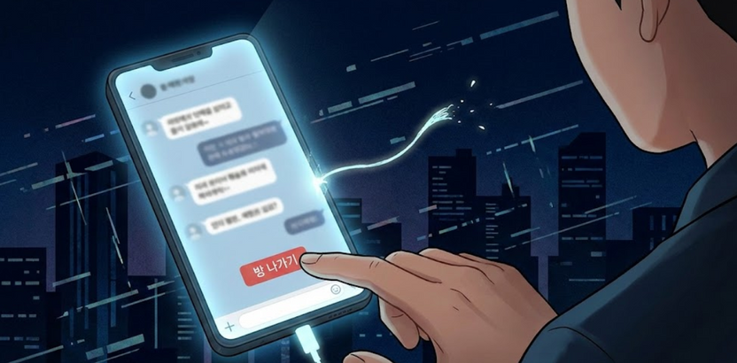 카톡 오픈채팅 성희롱 방 나가면 끝? 홧김에 누른 버튼이 증거를 날린다 기사 관련이미지