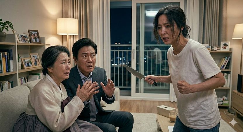 '칼 든 딸' 용서했지만…'특수협박' 처벌 놓고 법리 전쟁 기사 관련이미지