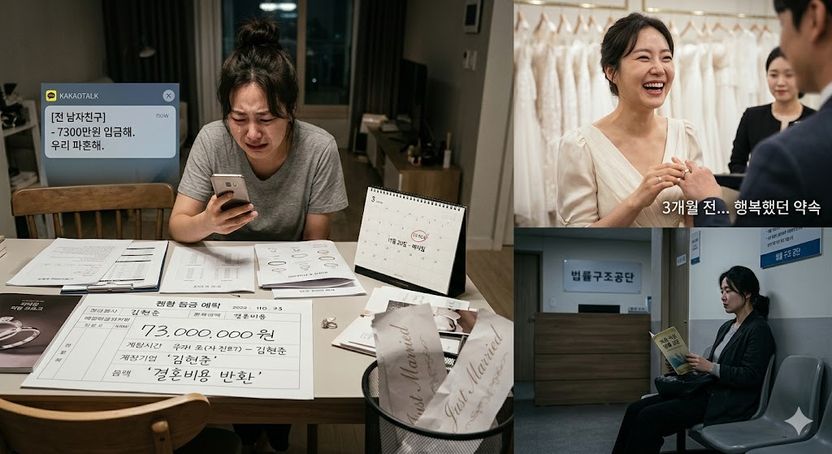 결혼 3개월 전 파혼, 7300만원 청구서 날아왔다면? 기사 관련이미지