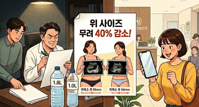 다이어트 허위·과장 광고 사례, "위 절반 감소" 물 조작 사진이었다 기사 관련이미지