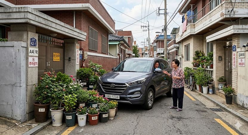 이웃집 화분에 막힌 내 집 앞 도로, 법적 대응 가능할까 기사 관련이미지