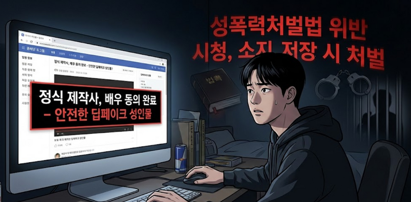 "배우 동의 받았다" 합법 위장한 딥페이크 야동…무심코 눌렀다간 '징역 3년' 기사 관련이미지